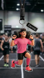 Custom Finish Line Keychain — Your Race, Your Photo