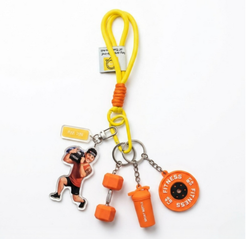 Custom Finish Line Keychain - Your Glory, Snap-Captured!