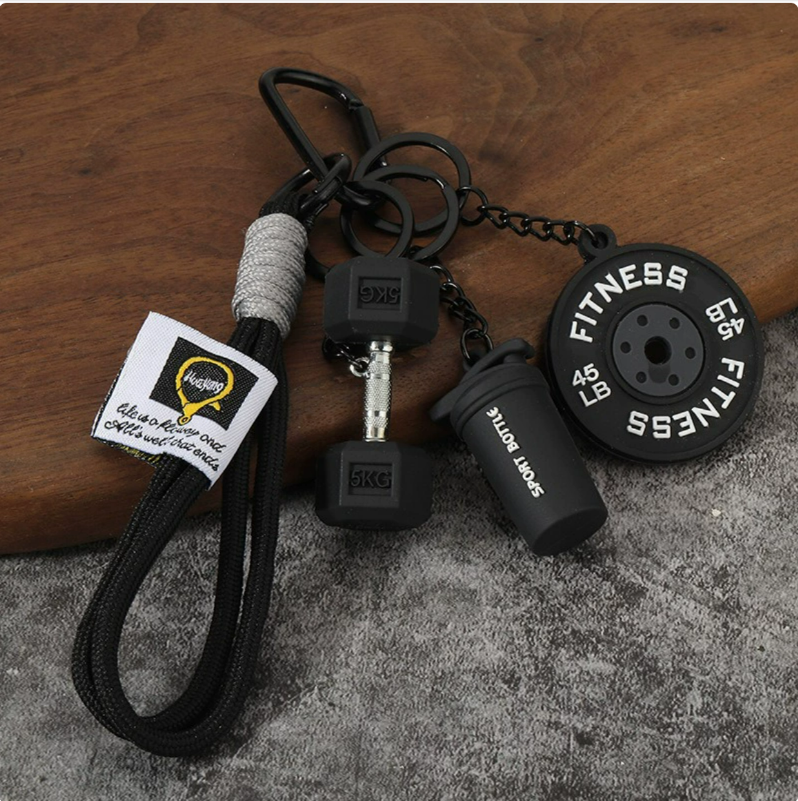 Custom Finish Line Keychain - Your Glory, Snap-Captured!