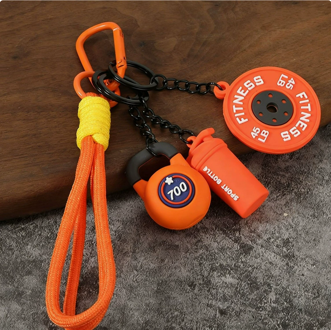 Custom Finish Line Keychain - Your Glory, Snap-Captured!