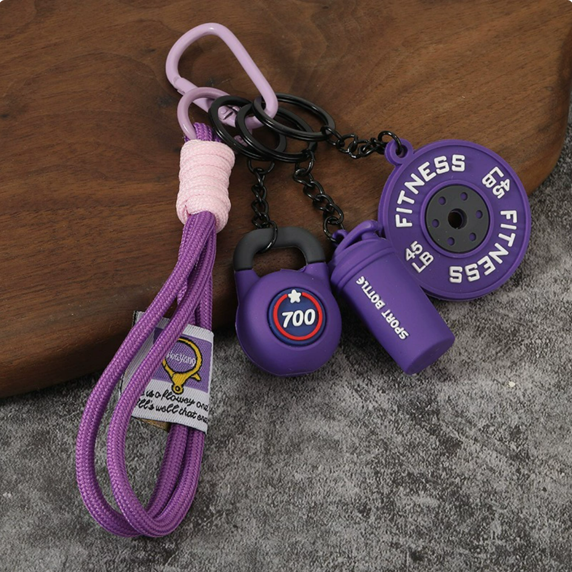 Custom Finish Line Keychain - Your Glory, Snap-Captured!
